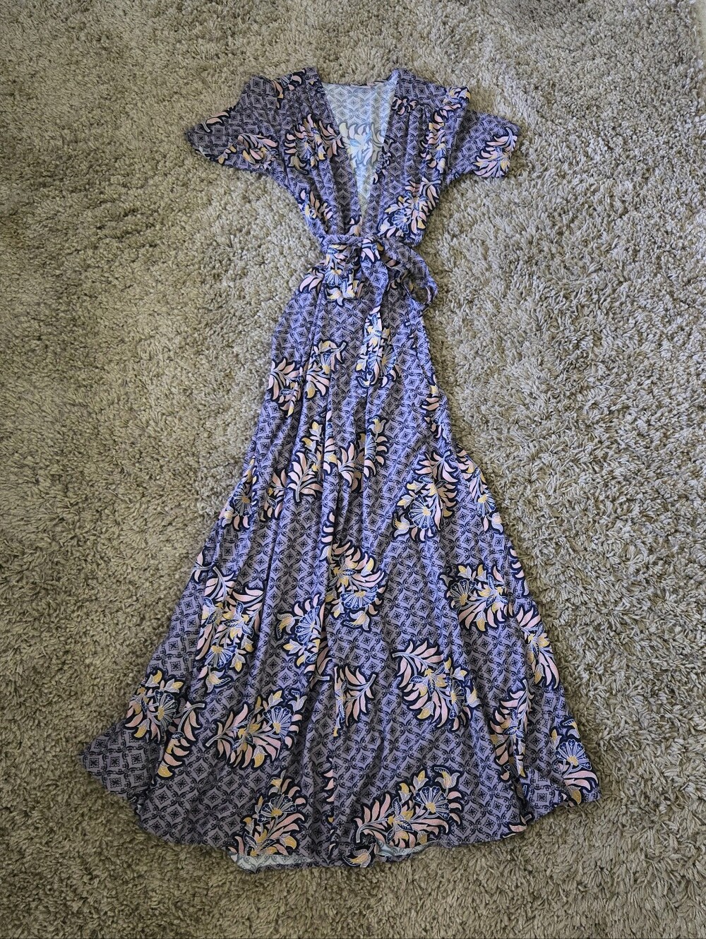 The Odells Zinaida Maxi Wrap Dress